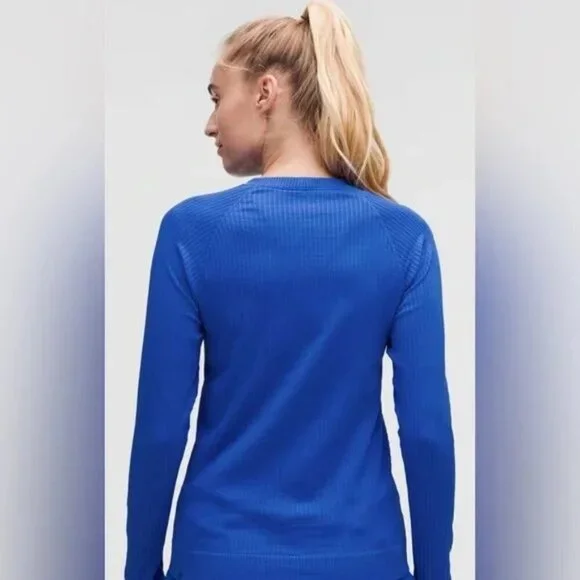 NWT LULULEMON Rest Less Blue Pullover SZ 8 - Picture 3 of 16